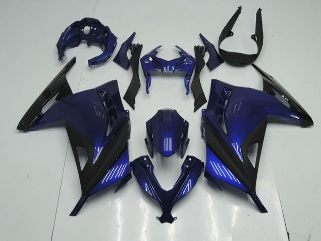 2013-2016 Blue Black Kawasaki ZX300R Motorcycle Fairings 2013-2016 Blue Black Kawasaki ZX300R Motorcycle Fairings