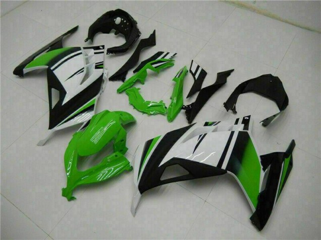 2013-2016 Green Black Silver Kawasaki EX300 Moto Fairings 2013-2016 Green Black Silver Kawasaki EX300 Moto Fairings
