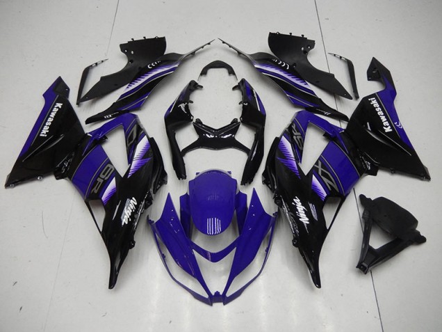 2013-2018 Black Blue Kawasaki ZX6R Motorbike Fairing 2013-2018 Black Blue Kawasaki ZX6R Motorbike Fairing
