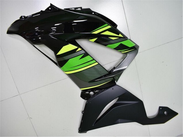 2013-2018 Green Black Kawasaki ZX6R Replacement Fairings 2013-2018 Green Black Kawasaki ZX6R Replacement Fairings