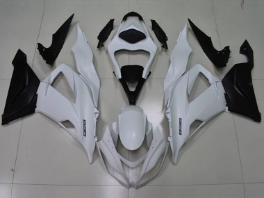 2013-2018 White Black 636 Kawasaki ZX6R Motorbike Fairing Kits