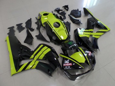 2013-2021 Green Black Honda CBR600RR Motorcycle Fairings
