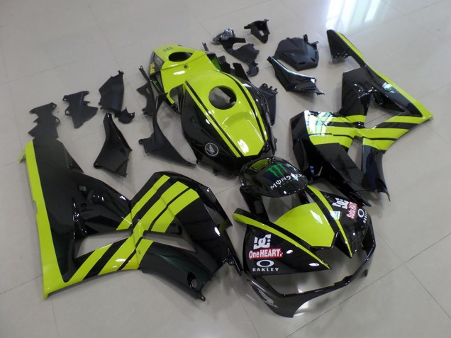 2013-2021 Green Black Honda CBR600RR Motorcycle Fairings