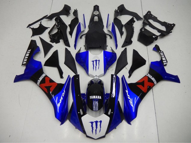 2015-2019 Black Blue Yamaha YZF R1 Motorbike Fairing Kits 2015-2019 Black Blue Yamaha YZF R1 Motorbike Fairing Kits