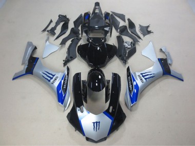 2015-2019 Silver Black Blue Monster Yamaha YZF R1 Motorcycle Fairing Kits