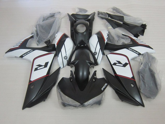 2015-2022 Black White Yamaha YZF R3 Motor Fairings 2015-2022 Black White Yamaha YZF R3 Motor Fairings