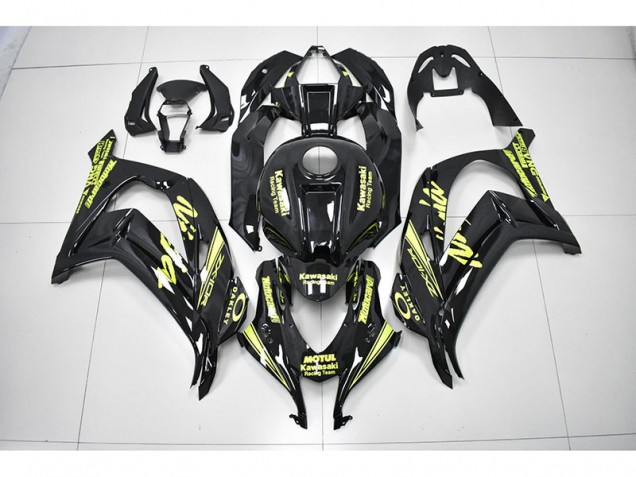 2016-2019 Black Yellow Reacing Team Ninja Kawasaki ZX10R Motorbike Fairing 2016-2019 Black Yellow Reacing Team Ninja Kawasaki ZX10R Motorbike Fairing