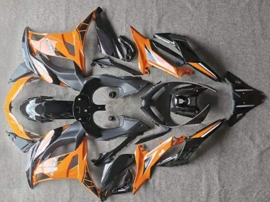 2017-2019 Glossy Orange Black Kawasaki EX650 Replacement Motorcycle Fairings