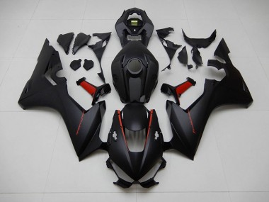 2017-2020 Black with Red Fireblade Honda CBR1000RR Motorcycle Fairings Kit