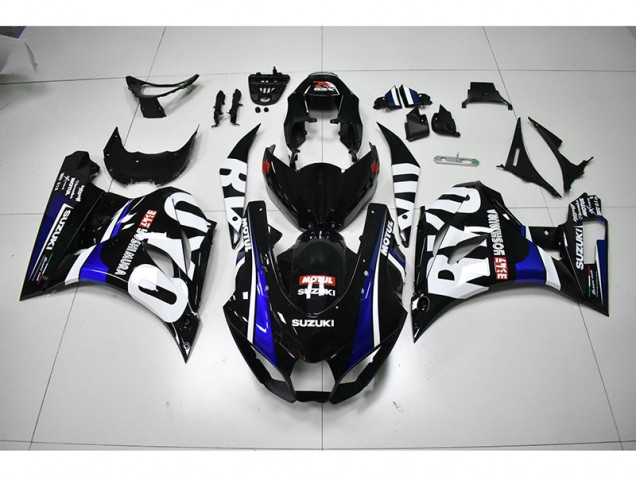 2017-2021 Black White Motul Suzuki GSXR1000 Motorcycle Fairings Kits 2017-2021 Black White Motul Suzuki GSXR1000 Motorcycle Fairings Kits