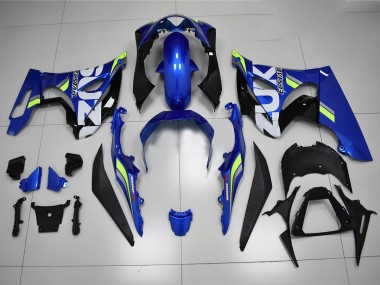 2017-2021 White Green Suzuki GSXR 1000 Motorcycle Fairings